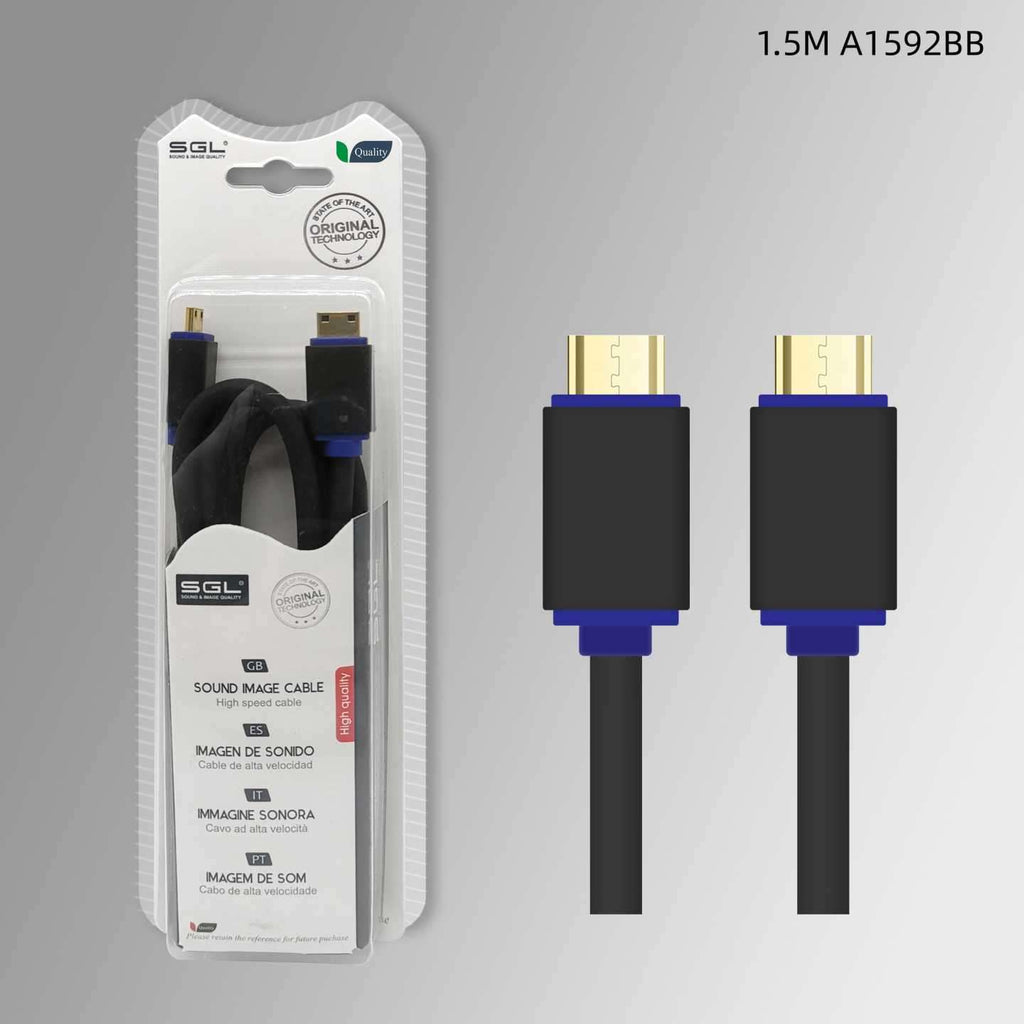 Καλώδιο Mini HDMI - Male/Male - A1592BB - 1.5m - 095561