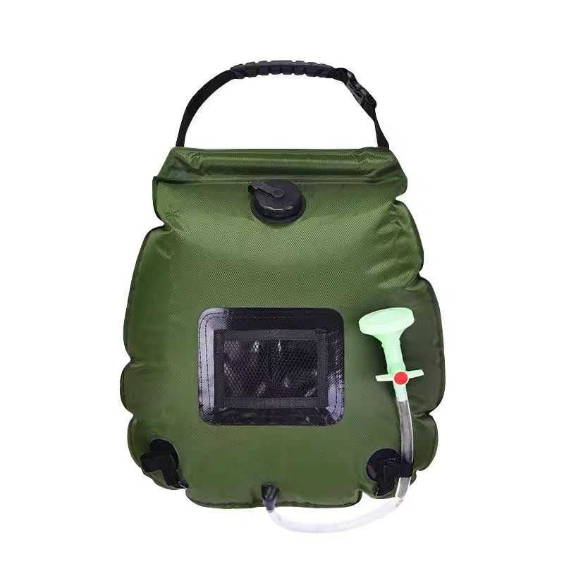 Φορητή ηλιακή ντουζιέρα camping - YB4003 - 20L - 181727 - Green
