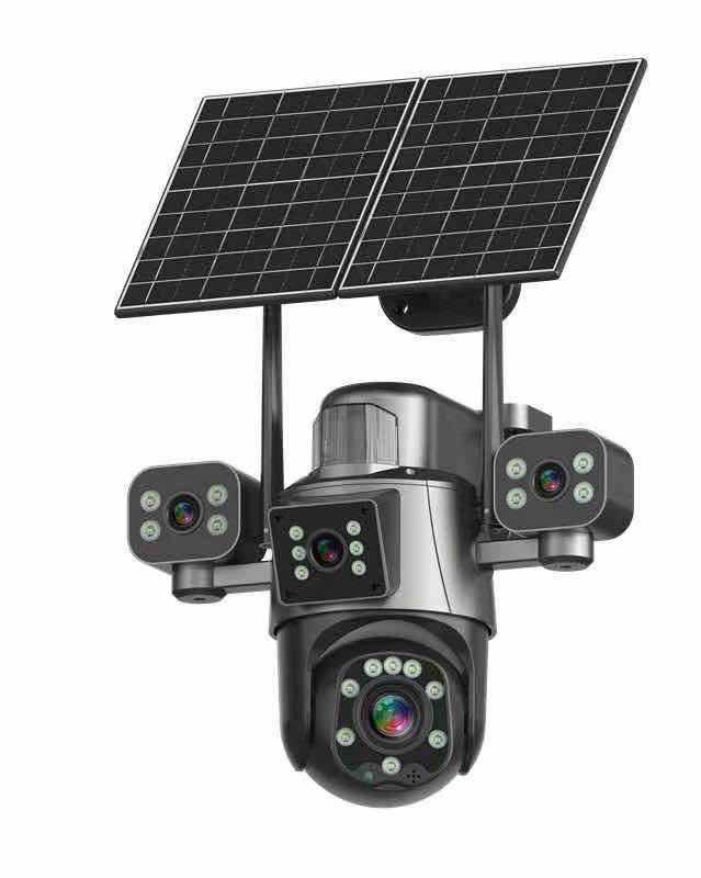 Ηλιακή κάμερα ασφαλείας IP τετραπλή - 65X 4G - Security Camera - 371211