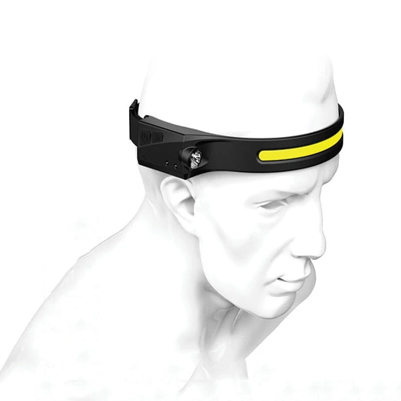 Επαναφορτιζόμενος USB φακός κεφαλής LED - All prespectives induction headlamp - Angel shopping