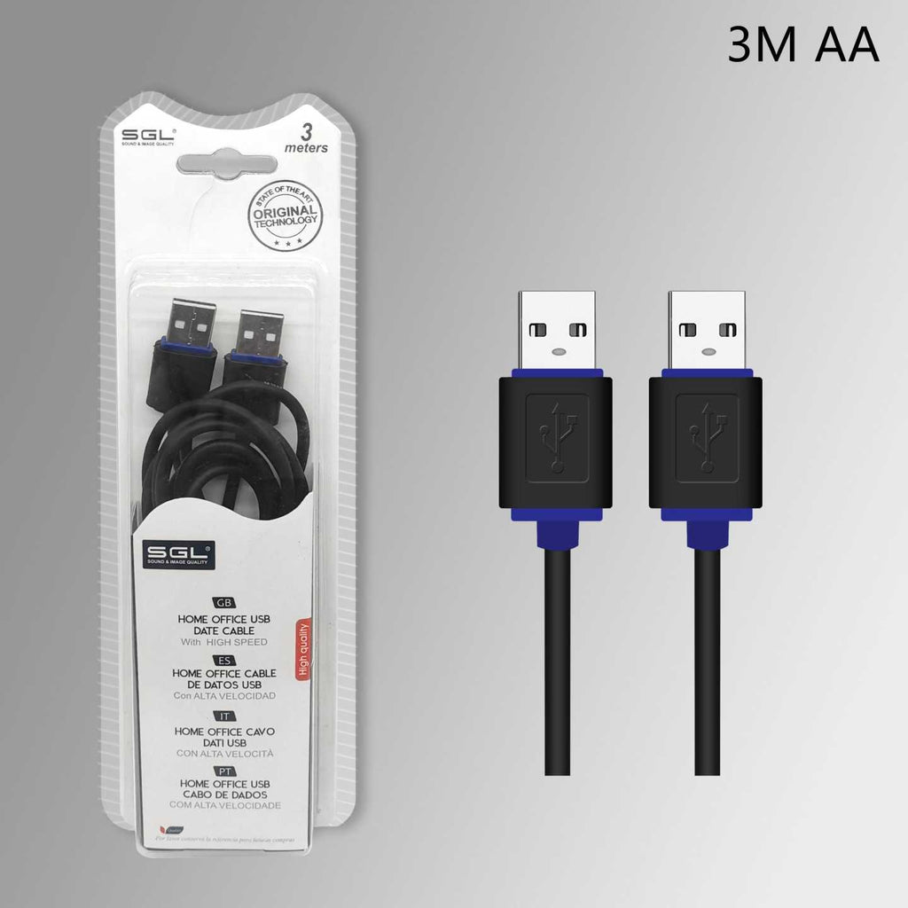 Καλώδιο USB 2.0 - Male/Male - 3m - 097282