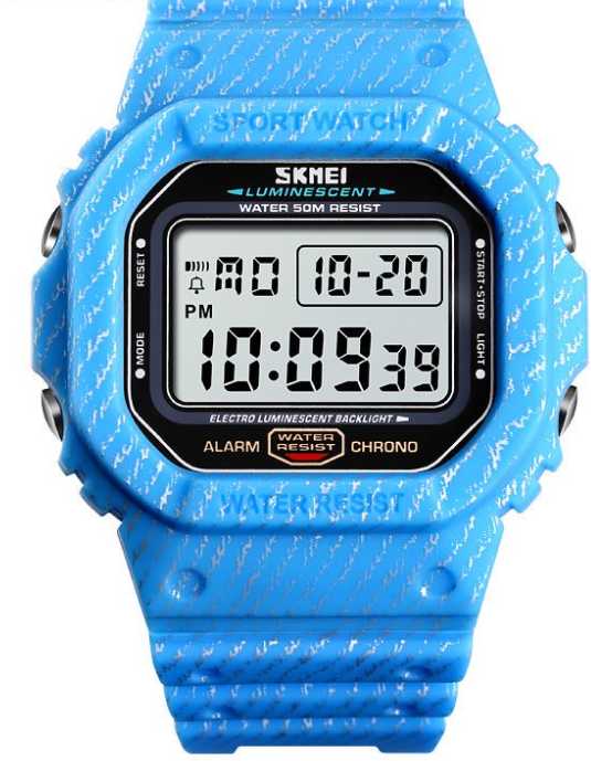 Ψηφιακό ρολόι χειρός - Skmei - 1471 - Light Blue