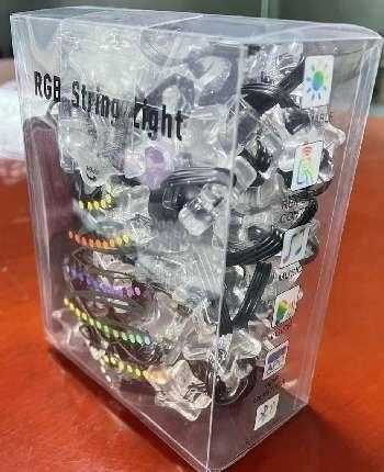 Χριστουγεννιάτικα φώτα LED RGB με USB - Stars - 10m - 66L - 272358