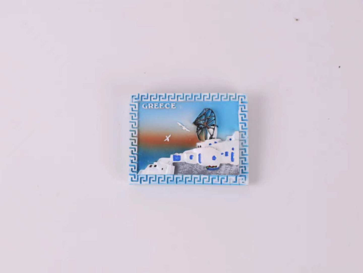 Tουριστικό μαγνητάκι Souvenir - Σετ 12pcs - Resin Magnet - Greece - 678371