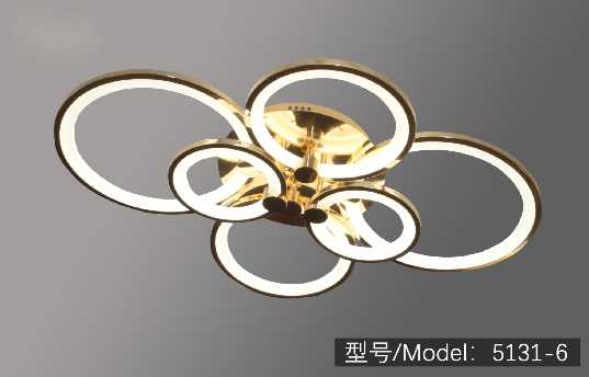Φωτιστικό οροφής LED - Πλαφονιέρα με Dimmer - 5131-6GD - 943673