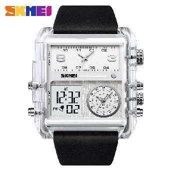 Ψηφιακό/αναλογικό ρολόι χειρός - Skmei - 2020 - White Transparent ΡΟΛΟΓΙΑ>Ρολόγια χειρός>Ψηφιακά ρολόγια χειρός