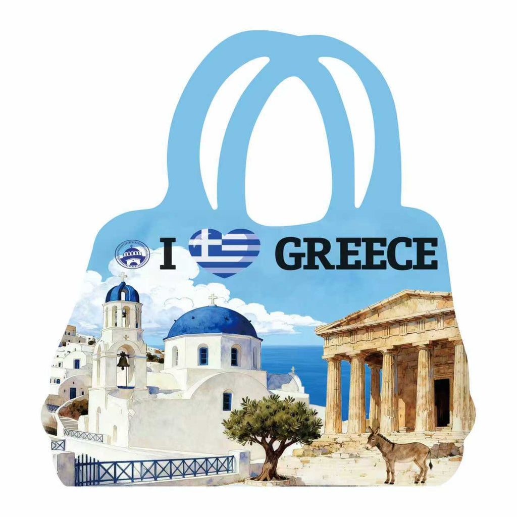 Διακοσμητικό Souvenir - Greece - Σετ 4 τεμάχια - LY2614 - 125535