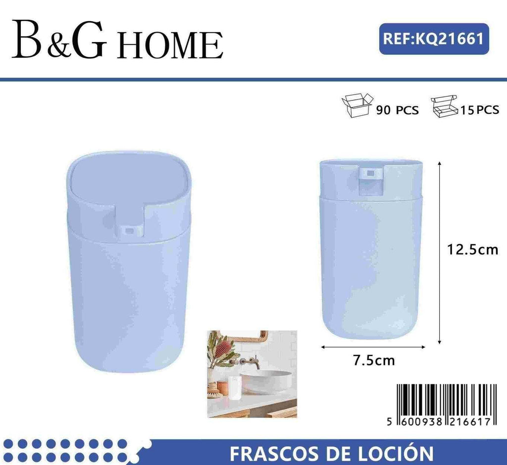 Θήκες κρεμοσάπουνου Dispenser πλαστικές - Σετ 5pcs - Light Blue - 21661