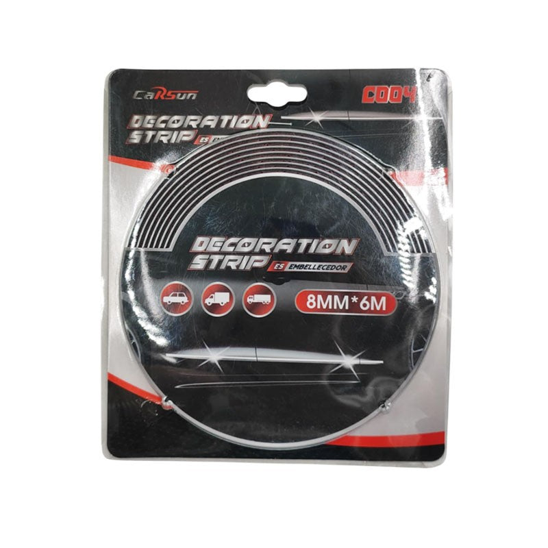 CARSUN ΔΙΑΚΟΣΜΗΤΙΚΟ ΑΕΡΑΓΩΓΟΥ ΑΥΤΟΚΙΝΗΤΟΥ 8mm*6mm C004 LA-004-8MM AUTO/MOTO > ΑΞΕΣΟΥΑΡ AUTO/MOTO