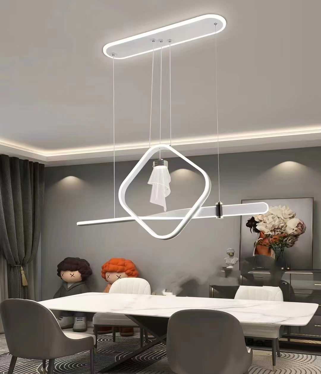 Φωτιστικό οροφής τραπεζαρίας LED - 2155 - 430937 ΦΩΤΙΣΜΟΣ & ΕΝΕΡΓΕΙΑ>Είδη φωτισμού & αναλώσιμα>Φωτιστικά οροφής & τοίχου