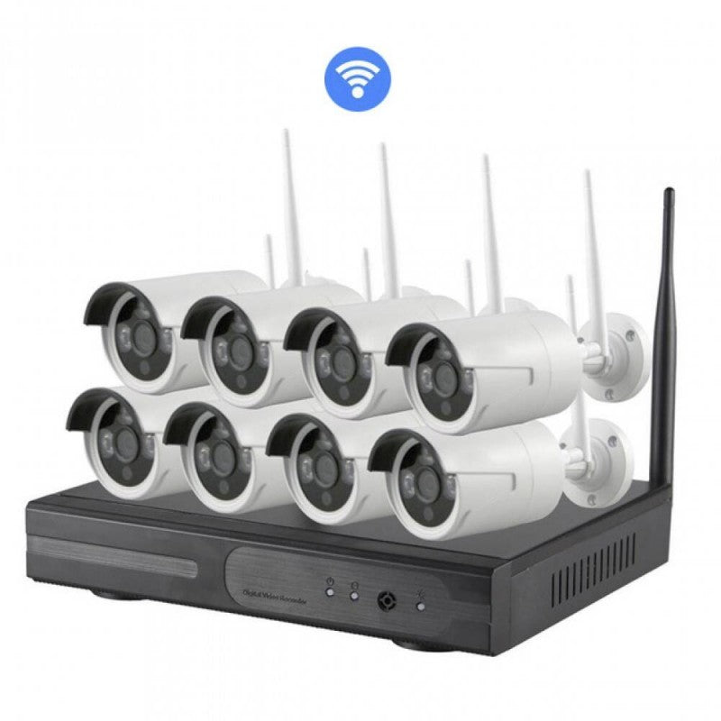 ΣΥΣΤΗΜΑ CCTV ΜΕ 8 ΑΣΥΡΜΑΤΕΣ ΚΑΜΕΡΕΣ WIFI HL-130W-8 ΚΕΝΤΡΙΚΟ > ΑΣΦΑΛΕΙΑ > ΚΑΤΑΓΡΑΦΙΚΑ CCTV