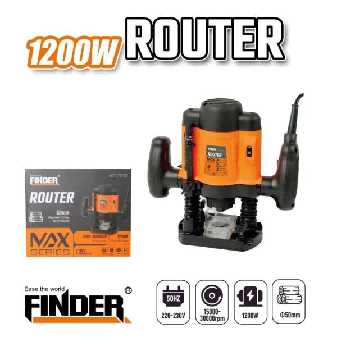 Ρούτερ - 1200W - Finder - 198366 ΕΡΓΑΛΕΙΑ & ΕΠΑΓΓΕΛΜΑΤΙΚΟΣ ΕΞΟΠΛΙΣΜΟΣ>Εργαλεία>Ηλεκτρικά Εργαλεία Finder©