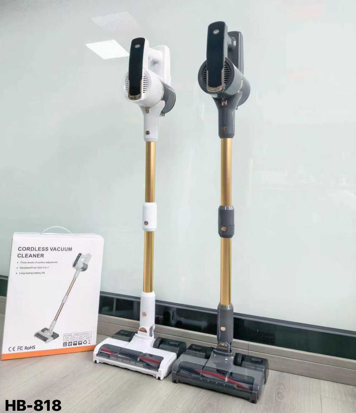 Ασύρματη ηλεκτρική σκούπα Stick - 2in1 - HB-818 - 260899 - White