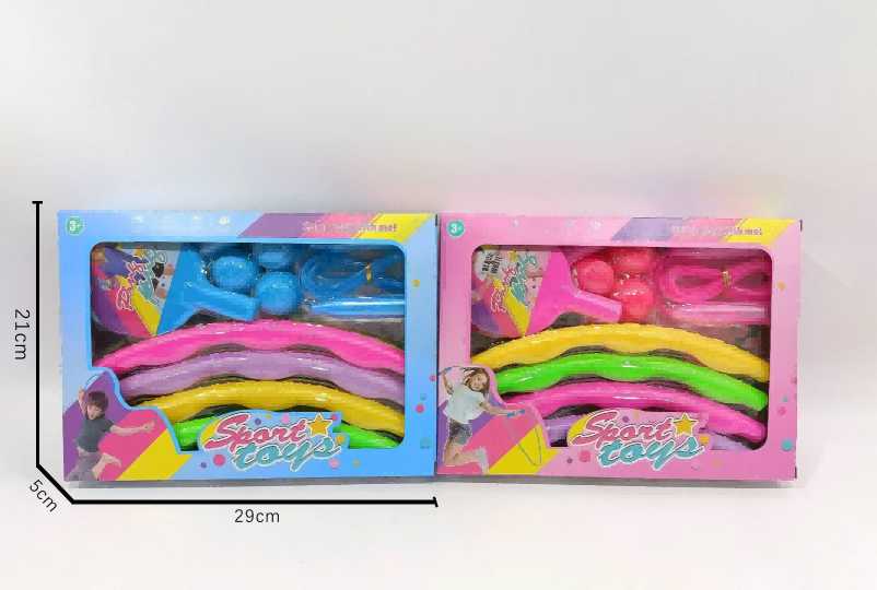 Παιδικό σετ άθλησης - Ping Pong - Σχοινάκι - Hula Hoop - 215579 - Blue