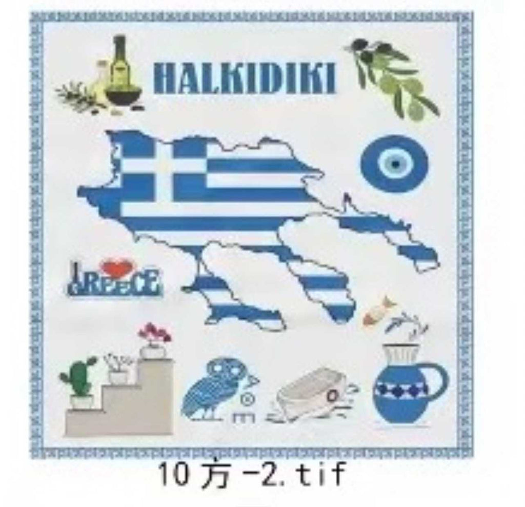 Σουβέρ Souvenir - Chalkidiki - Σετ 12pcs - 221317
