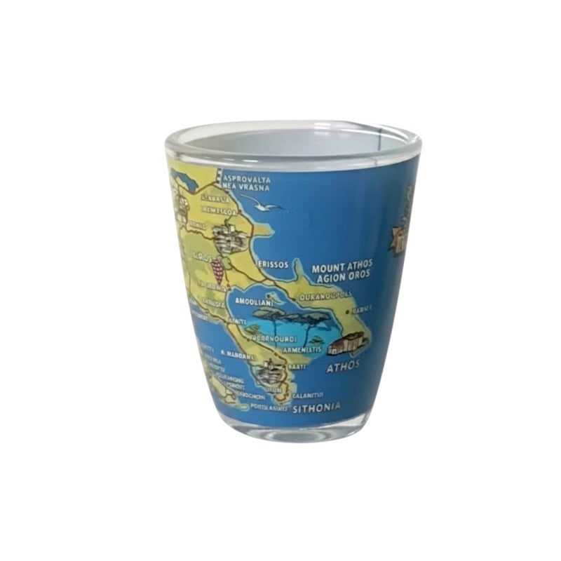Ποτήρι σφηνάκι Souvenir - 20Z - Halkidiki - Σετ 12 τεμάχια - 161270