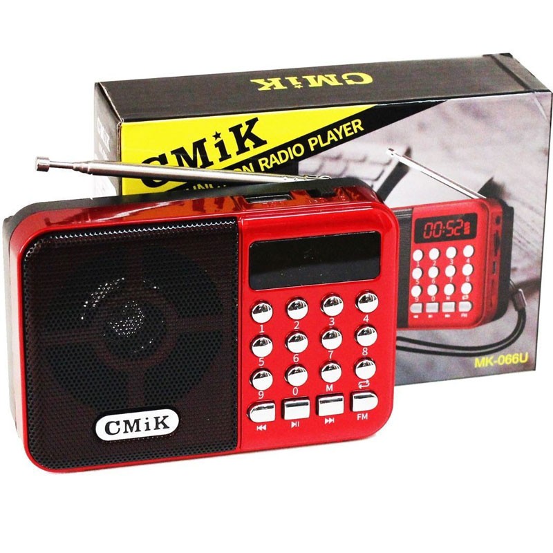 CMiK ΦΟΡΗΤΟ ΡΑΔΙΟΦΩΝΟ ΜΠΑΤΑΡΙΑΣ ΜΕ USB, MicroSD, AUX MK-066BT ΚΕΝΤΡΙΚΟ > ΗΧΟΣ ΚΑΙ ΕΙΚΟΝΑ > ΗΧΟΣ > ΡΑΔΙΟΦΩΝΑ
