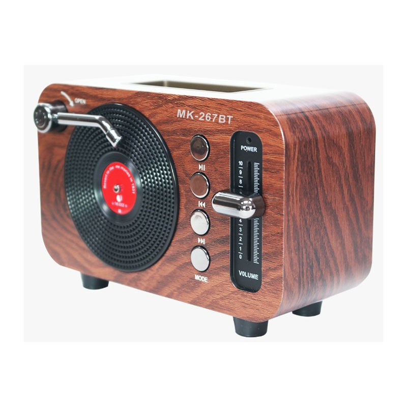 CMiK ΦΟΡΗΤΟ ΡΑΔΙΟΦΩΝΟ ΡΕΤΡΟ ΜΕ USB/TF/FM MK-267BT ΚΕΝΤΡΙΚΟ > ΗΧΟΣ ΚΑΙ ΕΙΚΟΝΑ > ΗΧΟΣ > ΡΑΔΙΟΦΩΝΑ