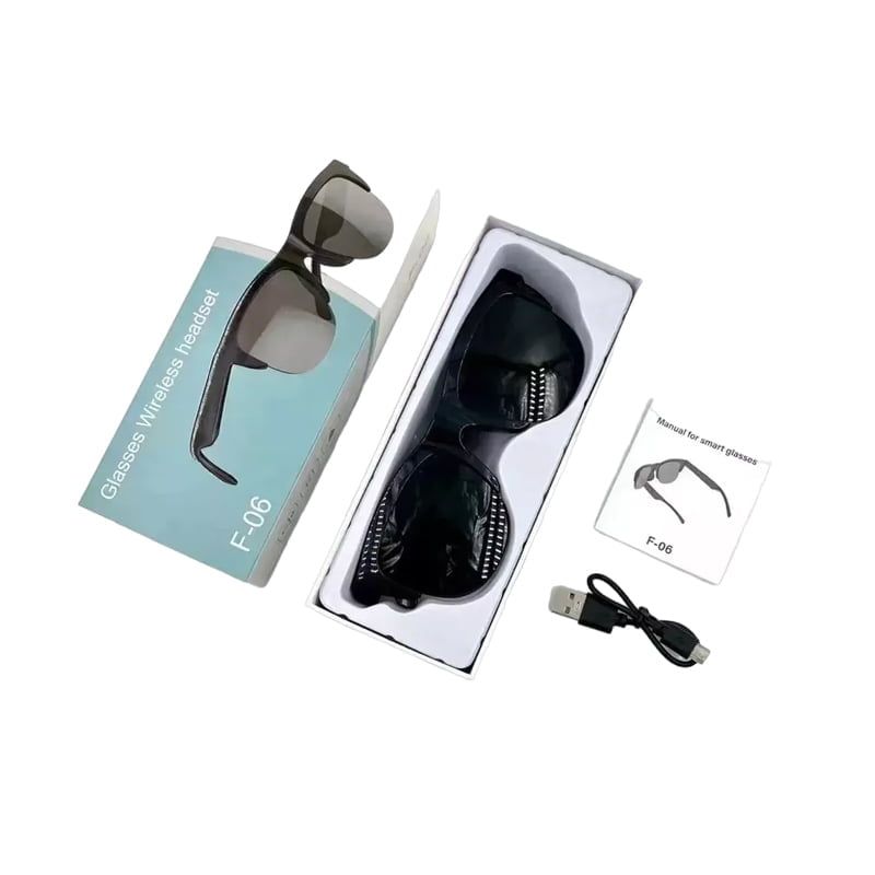 Γυαλιά Ηλίου με Ενσωματωμένα Ακουστικά V5.3 Hands-Free F-06 - Glasses Wireless Headset (Αντιγραφή)