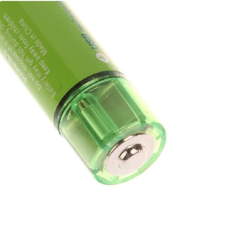 Επαναφορτιζόμενη μπαταρία USB Λιθίου Νi-AA 1.5V - 2000mAh - 2 τεμάχια - USB Rechargeable Battery