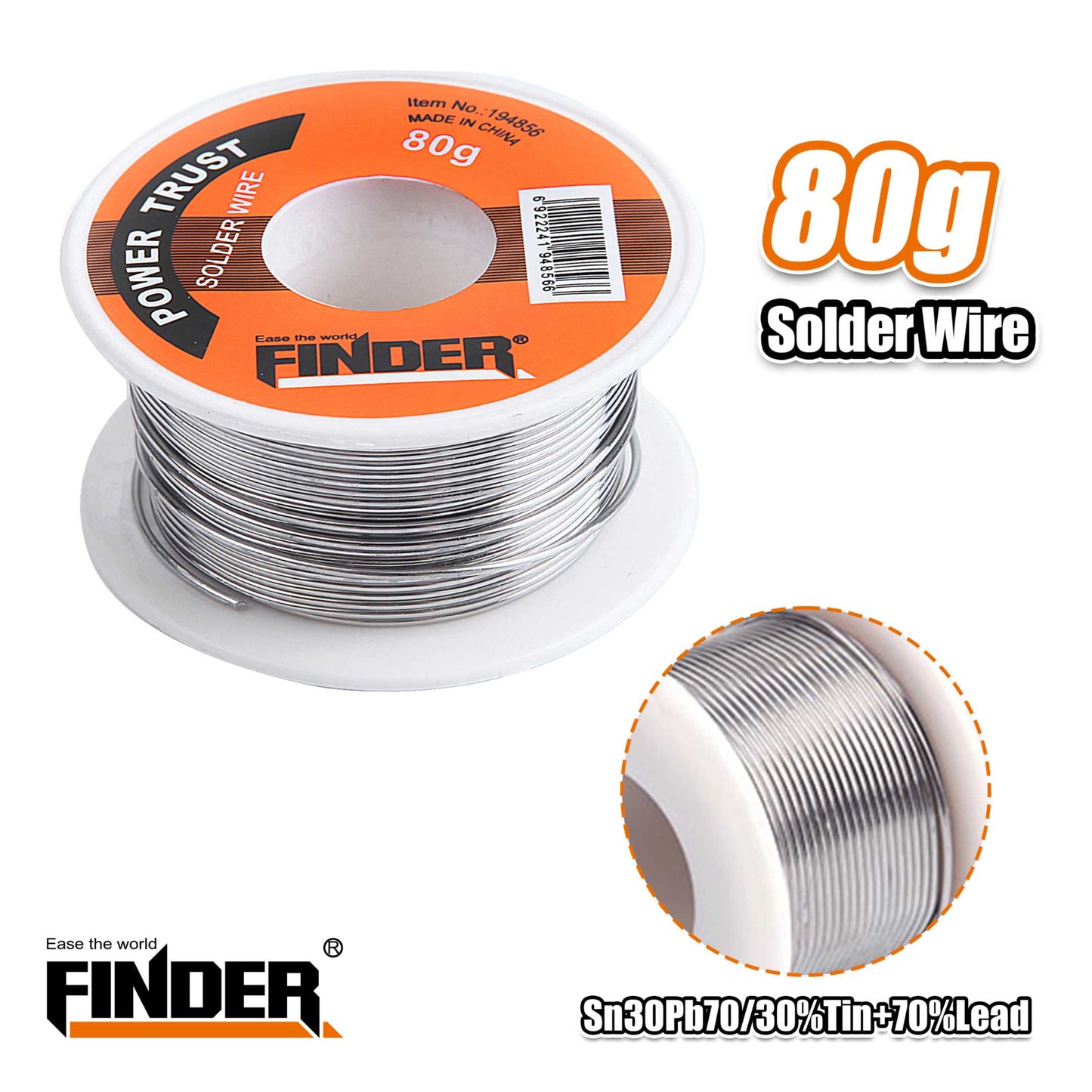 Σύρμα συγκόλλησης Καλάι - 80g - Finder - 194856