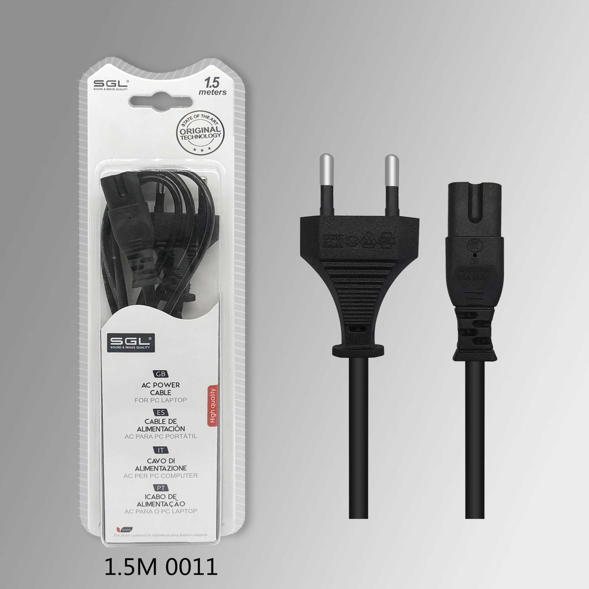 Καλώδιο τροφοδοσίας AC - Power Cable - 1.5m - 0011 - 200738
