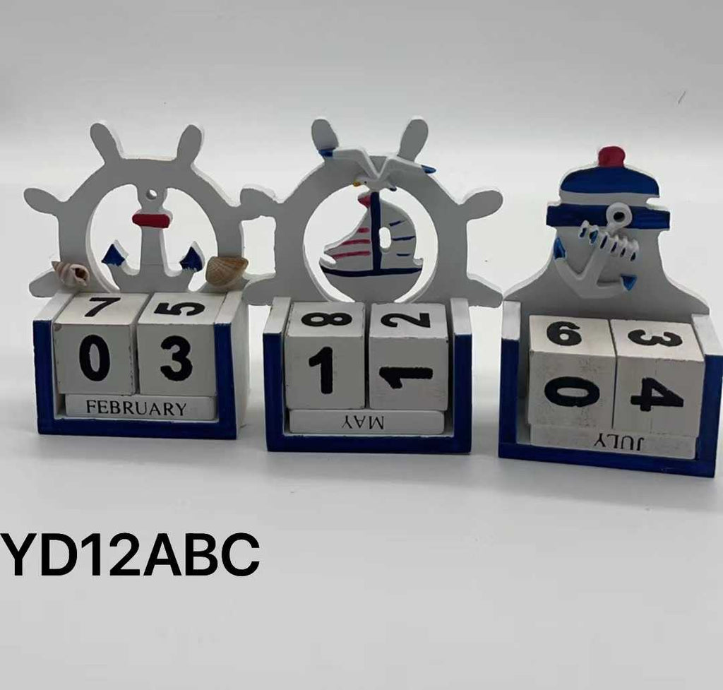 Διακοσμητικό Souvenir - Ημερολόγιο - Σετ 4 τεμάχια - YD-12ABC - 251841