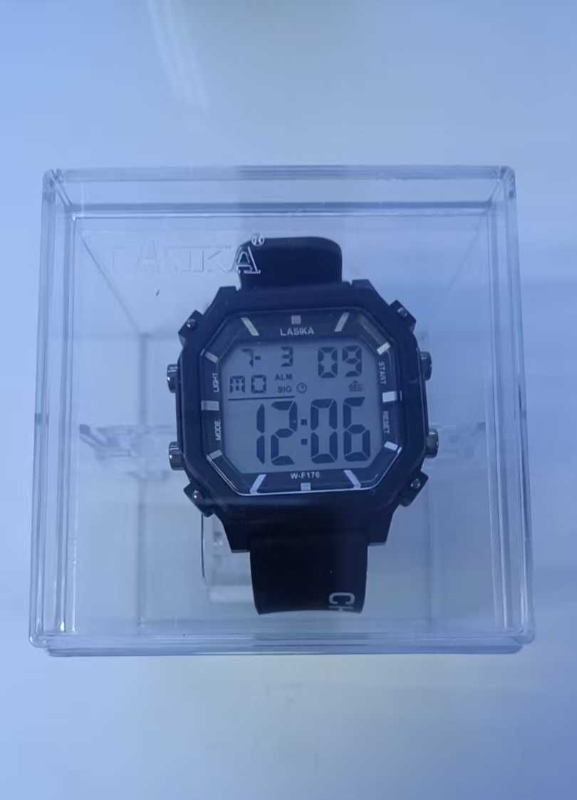 Ψηφιακό ρολόι χειρός - WF176 - Lasika - 115153 - Black/Black