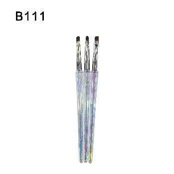 Σετ πινέλα μανικιούρ Nail Art - B111 - 3pcs - 910471