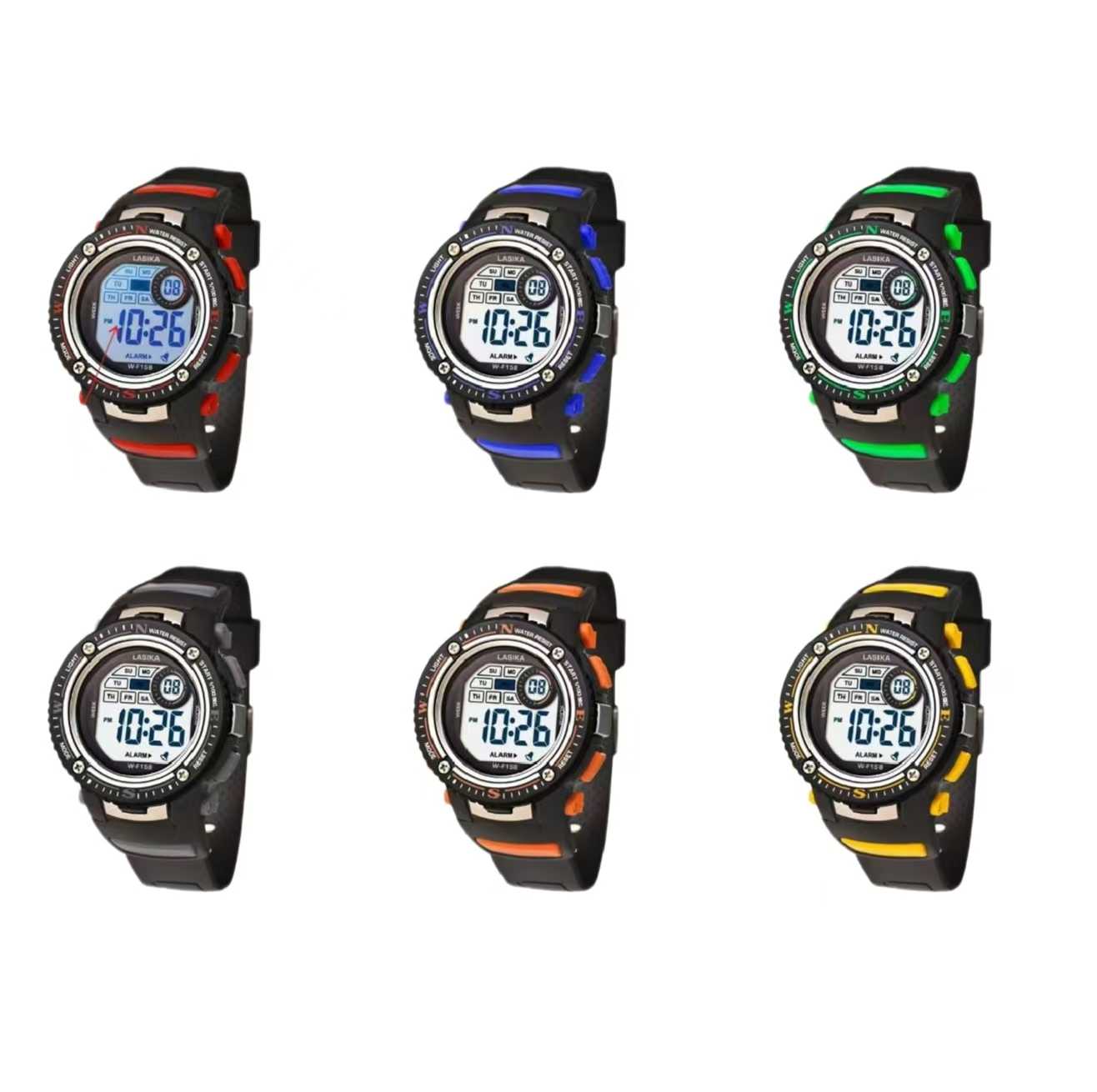 Ψηφιακό ρολόι χειρός - LS158 - Lasika - 817384 - Black/Grey