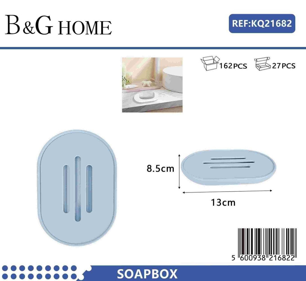 Σαπουνοθήκες μπάνιου πλαστικές - Σετ 5pcs - Light Blue - 21682