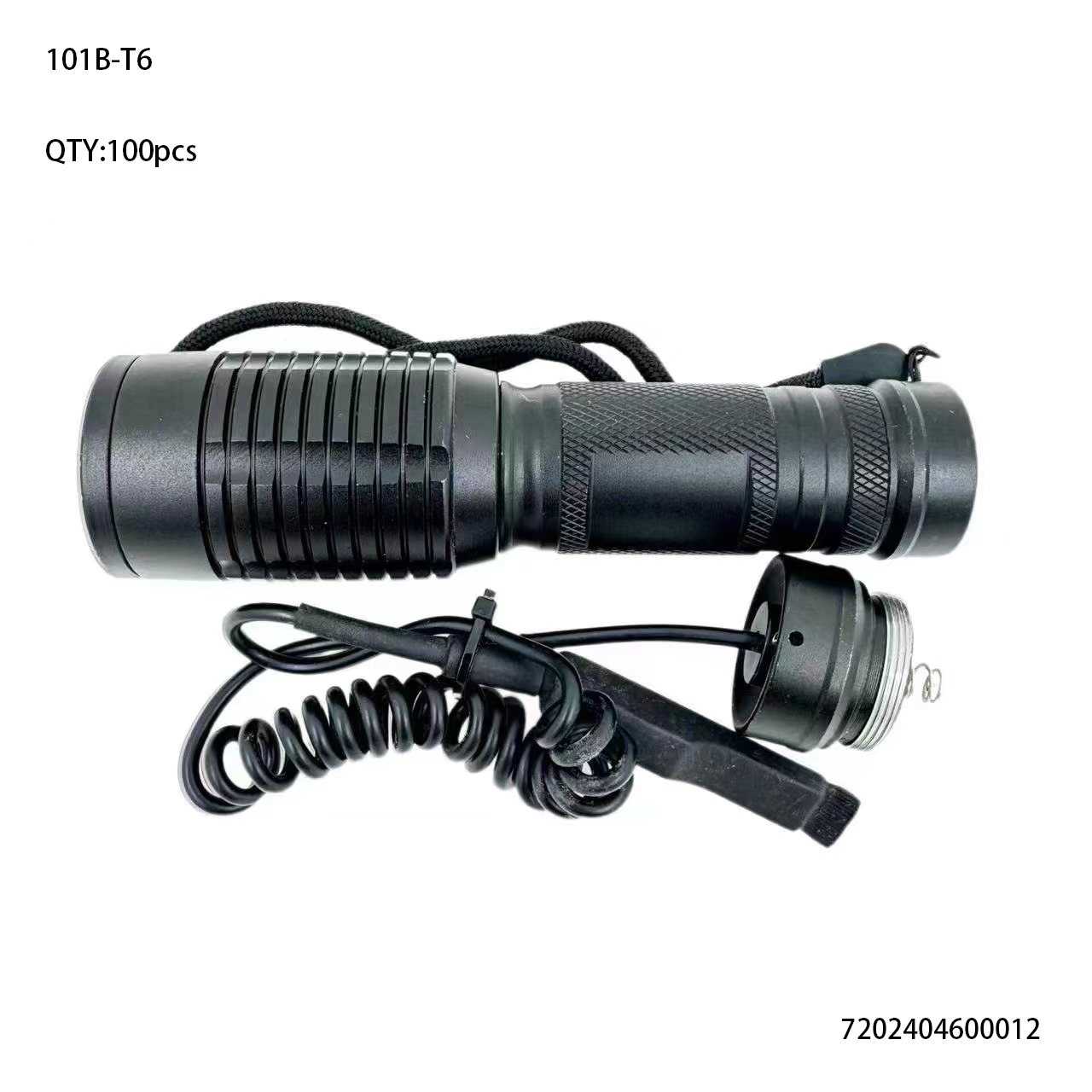 Επαναφορτιζόμενος φακός LED - Q101B-T6 - 600012
