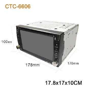 Ηχοσύστημα αυτοκινήτου 2DIN με DVD - CTC-6606 - 6.2” - 003546 AUTO-MOTO-BIKE>Είδη αυτοκινήτου>Ηχοσυστήματα 2DIN