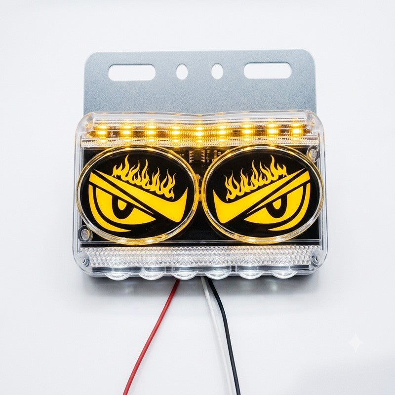ΠΛΕΥΡΙΚΑ ΦΩΤΑ DEVIL EYE ΚΙΤΡΙΝΑ ΜΑΤΙΑ 4TMX  24V  W19514Υ AUTO/MOTO > ΦΩΤΙΣΜΟΣ AUTO/MOTO > LED ΦΩΤΑ/ΠΡΟΒΟΛΕΙΣ > LED ΠΡΟΒΟΛΕΙΣ ΜΕ ANGEL EYES