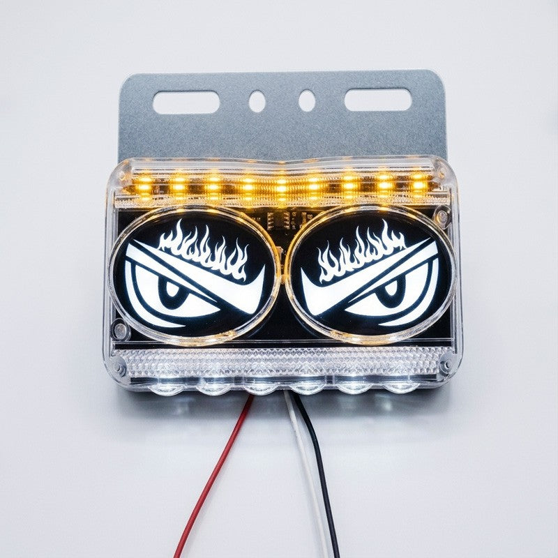 ΠΛΕΥΡΙΚΑ ΦΩΤΑ DEVIL EYE ΛΕΥΚΑ ΜΑΤΙΑ 4TMX  24V  W19514W AUTO/MOTO > ΦΩΤΙΣΜΟΣ AUTO/MOTO > LED ΦΩΤΑ/ΠΡΟΒΟΛΕΙΣ > LED ΠΡΟΒΟΛΕΙΣ ΜΕ ANGEL EYES