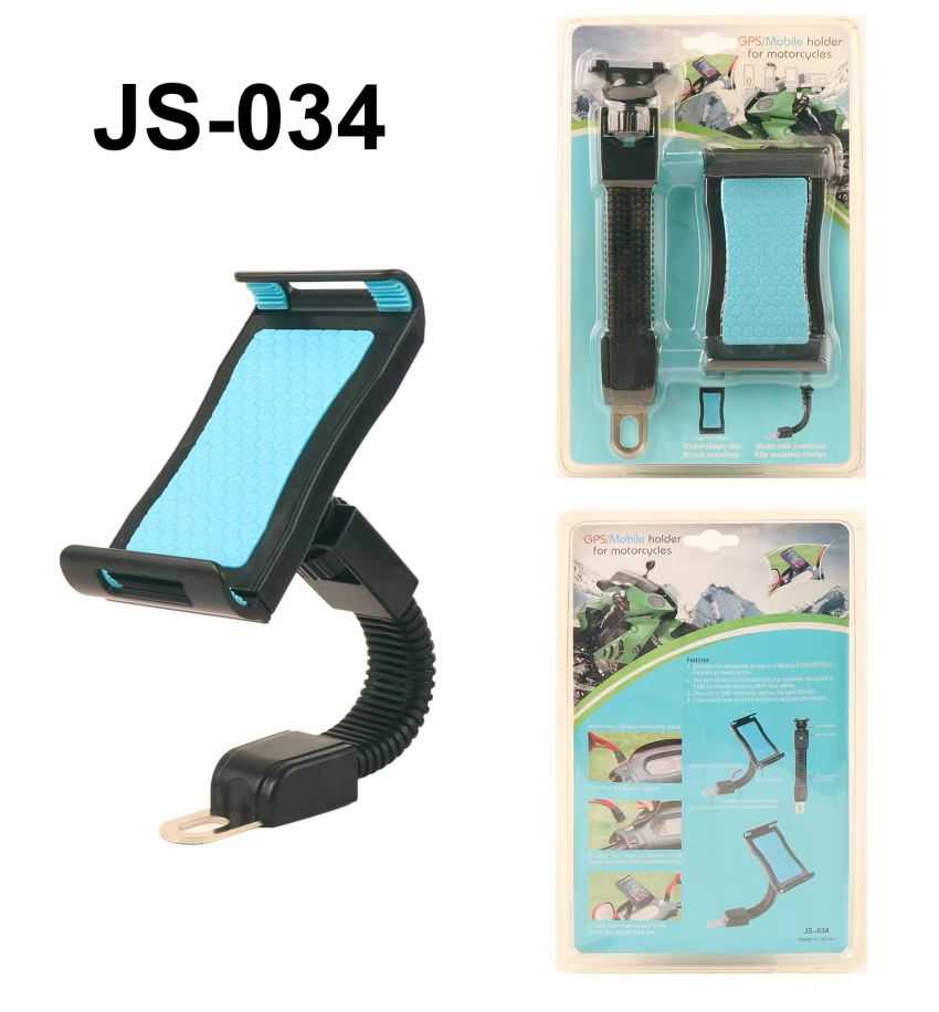 Βάση στήριξης smartphone ποδηλάτου/μοτοσυκλέτας - JS-034 - 812686 - Blue
