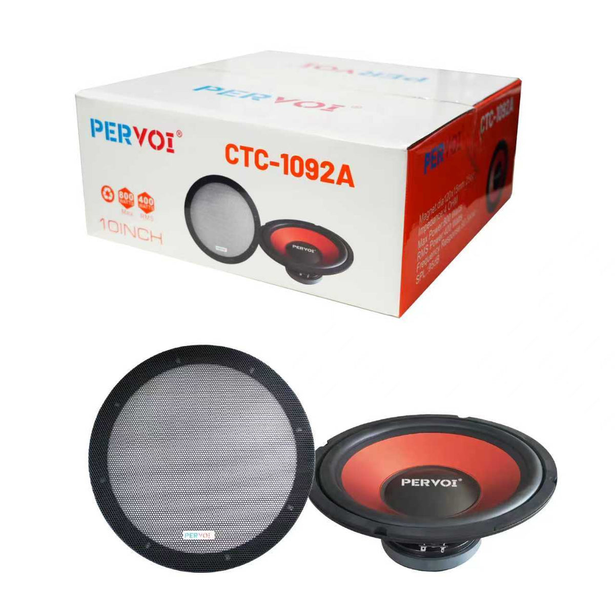 Ηχείo αυτοκινήτου - CTC-1092A - 10" - 000533