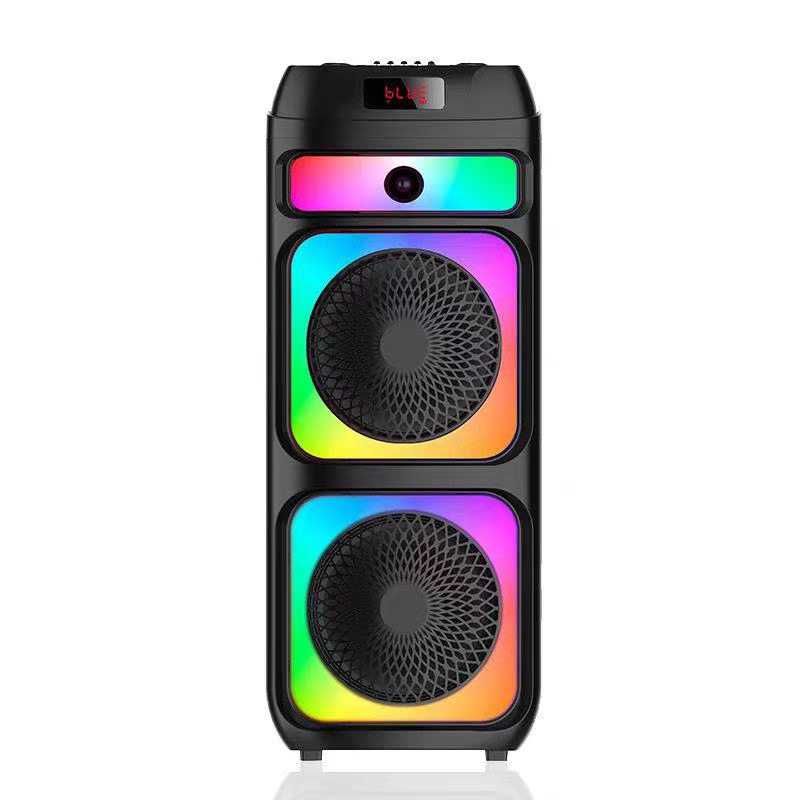 Φορητό ηχείο subwoofer με 2 μικρόφωνα Karaoke - ZQS-10225 - 102258 ΕΙΔΗ ΤΕΧΝΟΛΟΓΙΑΣ>Ραδιόφωνα & Ηχεία>Φορητά subwoofer