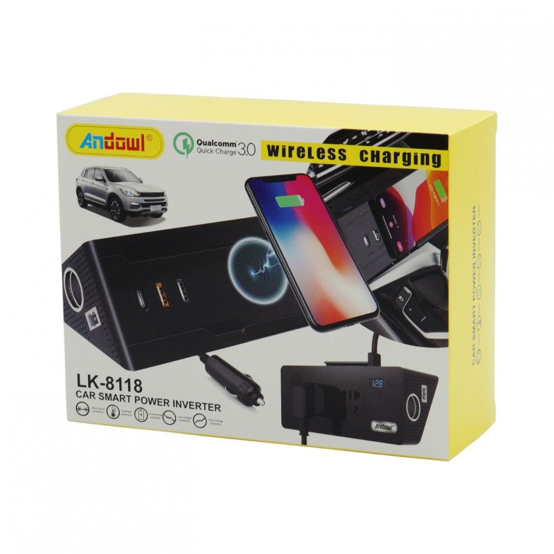 DOCK ΑΣΥΡΜΑΤΟΣ ΦΟΡΤΙΣΤΗΣ ΓΙΑ ΤΟ ΑΥΤΟΚΙΝΗΤΟ ANDOWL AN-LK-8118 AUTO/MOTO > ΑΞΕΣΟΥΑΡ AUTO/MOTO > ΦΟΡΤΙΣΤΕΣ ΑΥΤΟΚΙΝΗΤΟΥ