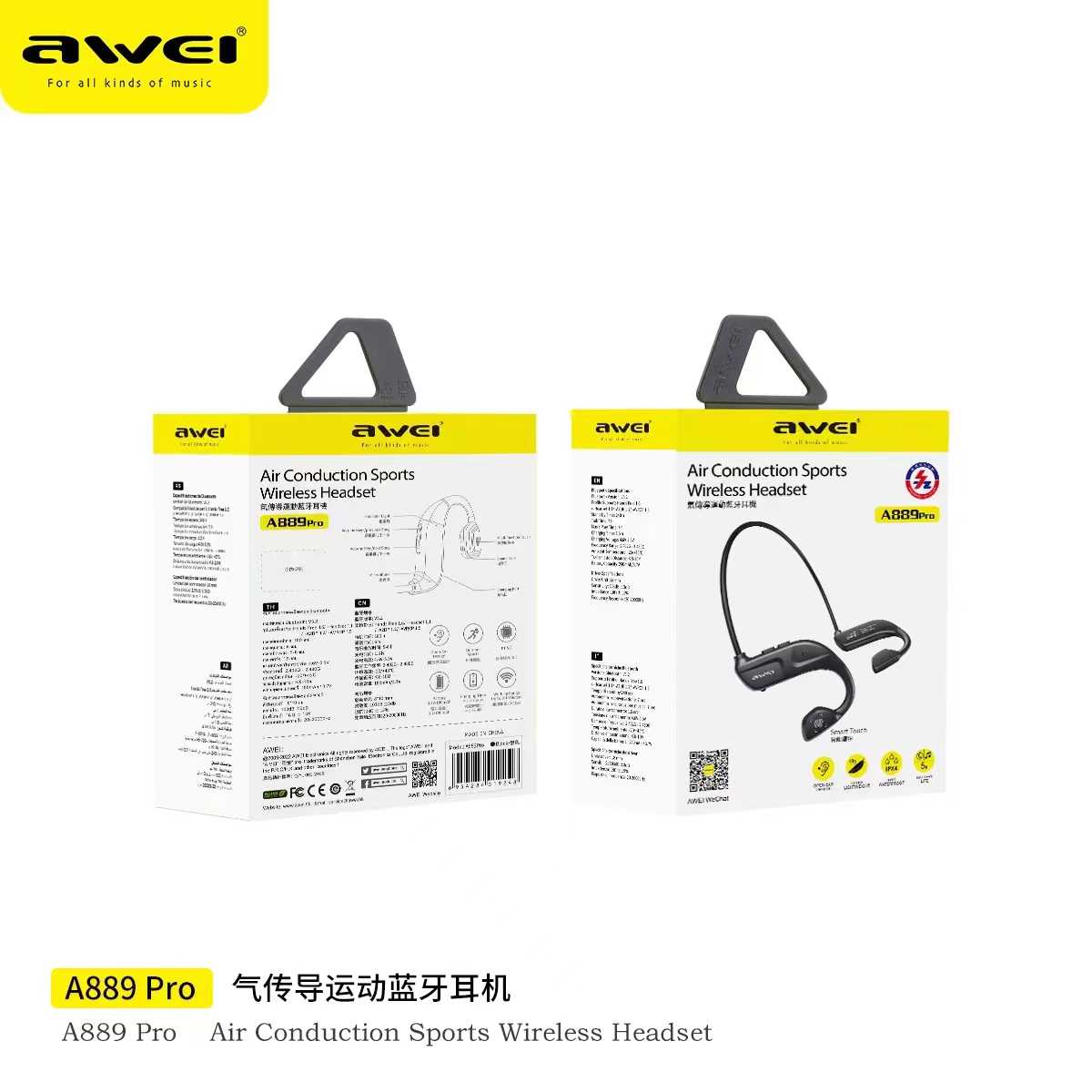 Aσύρματα ακουστικά - Neckband - A889 Pro - Awei - 888957 ΕΙΔΗ ΤΕΧΝΟΛΟΓΙΑΣ>Gadgets>Ακουστικά earphones