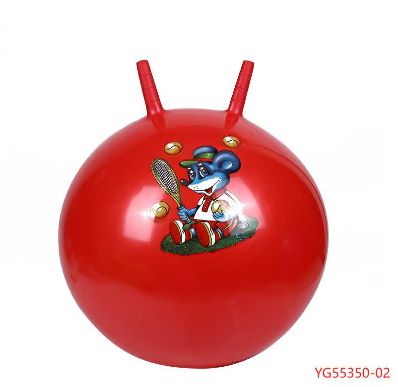 Φουσκωτή μπάλα αναπήδησης Hop-Hop - 55350-02 - 55cm - 982314 - Red