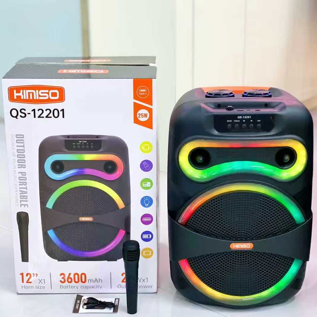 Φορητό ηχείο subwoofer με μικρόφωνο Karaoke - QS-12201 - 260387