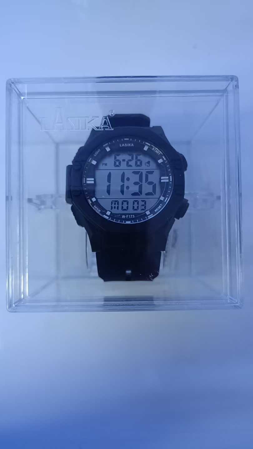 Ψηφιακό ρολόι χειρός - WF173 - Lasika - 115151 - Black/Black