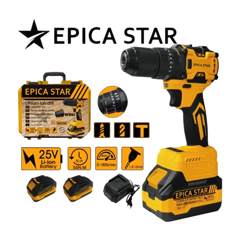 EPICA STAR ΔΡΑΠΑΝΟΚΑΤΣΑΒΙΔΟ ΜΠΑΤΑΡΙΑΣ 25V EP-11082 ΕΡΓΑΛΕΙΑ > ΕΡΓΑΛΕΙΑ ΜΠΑΤΑΡΙΑΣ