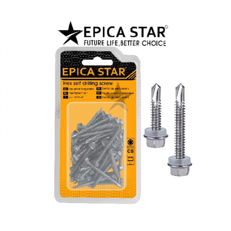 EPICA STAR ΕΞΑΓΩΝΕΣ ΒΙΔΕΣ Μ5.5x50mm 40ΤΜΧ EP-30794 ΕΡΓΑΛΕΙΑ > ΔΙΑΦΟΡΑ > ΒΙΔΕΣ