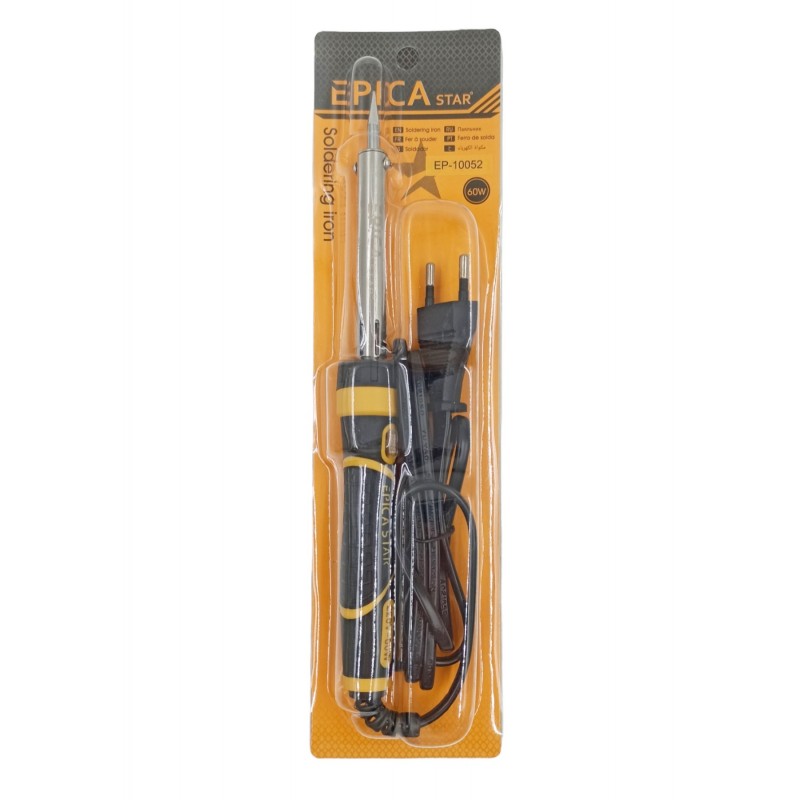 EPICA STAR ΗΛΕΚΤΡΙΚΟ ΚΟΛΛΗΤΗΡΙ 60W 220V EP-10052 ΕΡΓΑΛΕΙΑ > ΧΕΙΡΟΣ > ΑΛΛΑ ΕΡΓΑΛΕΙΑ ΧΕΙΡΟΣ