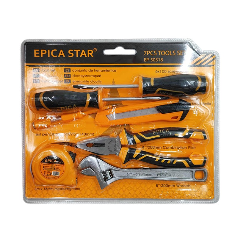 EPICA STAR ΣΕΤ ΕΡΓΑΛΕΙΩΝ 7ΤΜΧ EP-50318 ΕΡΓΑΛΕΙΑ > ΣΕΤ