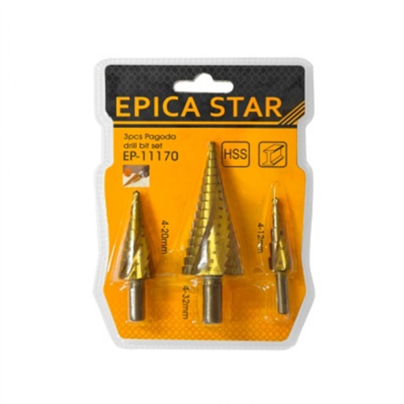 EPICA STAR ΣΕΤ ΚΩΝΙΚΑ ΤΡΥΠΑΝΙΑ ΔΙΑΒΑΘΜΙΣΜΕΝΗΣ ΚΟΠΗΣ EP-11170 ΕΡΓΑΛΕΙΑ > ΔΙΑΦΟΡΑ > ΜΥΤΕΣ ΤΡΥΠΑΝΙΩΝ