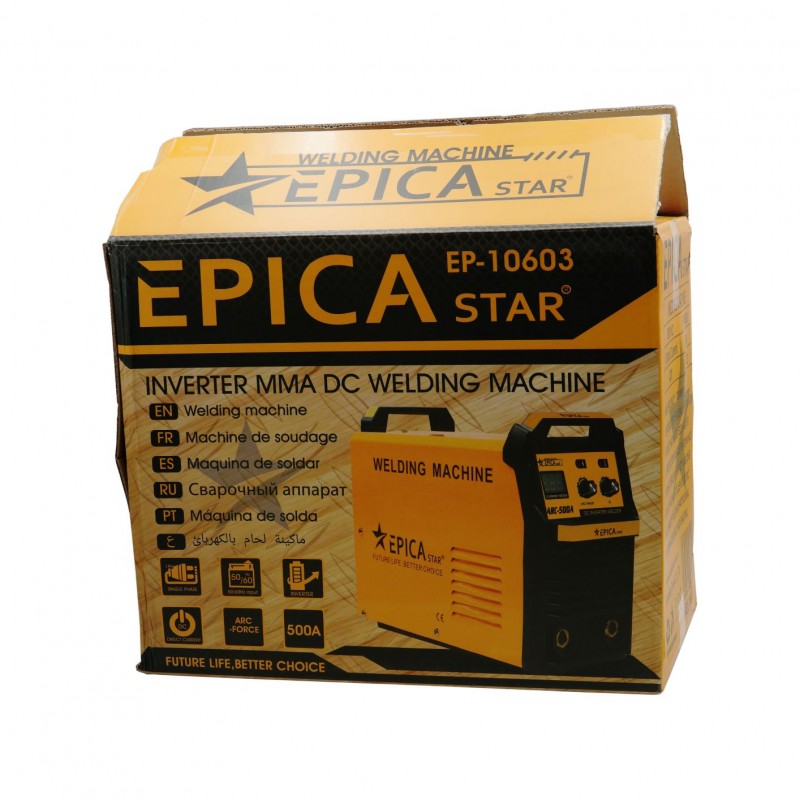 EPICA STAR ΗΛΕΚΤΡΟΚΟΛΛΗΣΗ INVERTER 500A EP-10603 ΕΡΓΑΛΕΙΑ > ΕΡΓΑΛΕΙΑ ΜΠΑΤΑΡΙΑΣ