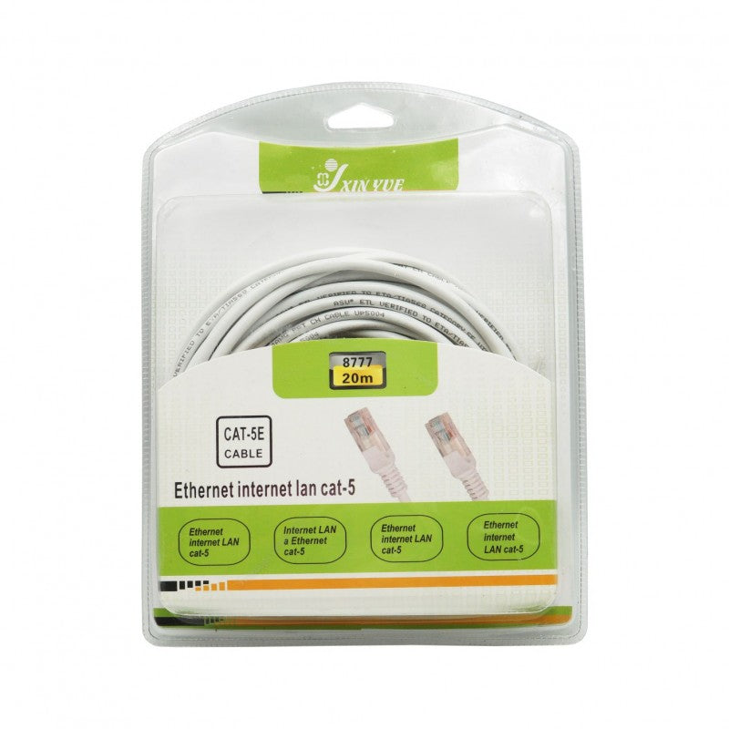 ΚΑΛΩΔΙΟ ETHERNET CAT-5E 20m TY-8777 ΚΕΝΤΡΙΚΟ > ΕΙΔΗ ΥΠΟΛΟΓΙΣΤΩΝ > WIFI / INTERNET